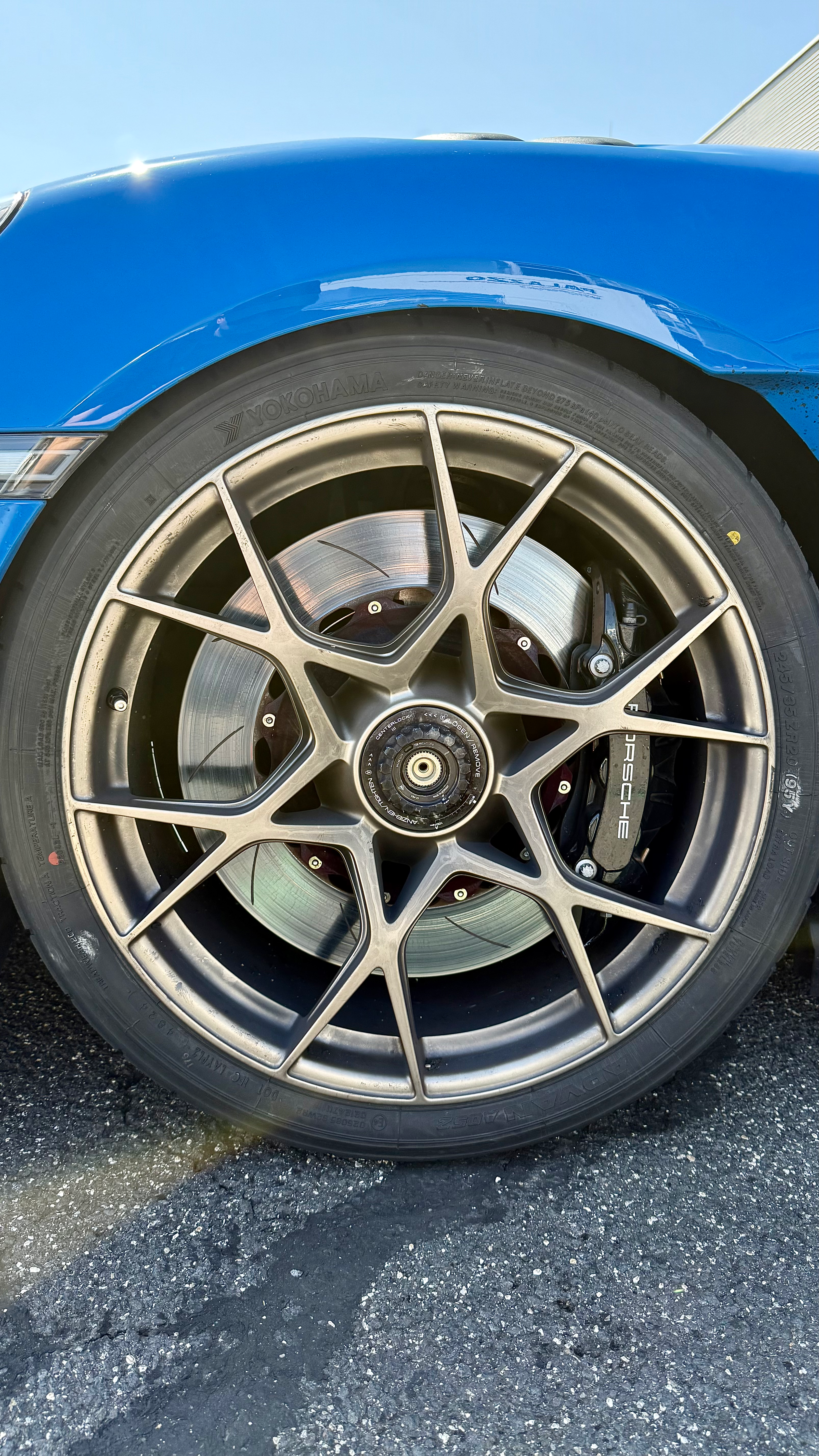 Porsche Cayman-718 GT4 PCCB Dischi freno 410x36mm Girodisc anteriori - A1-156