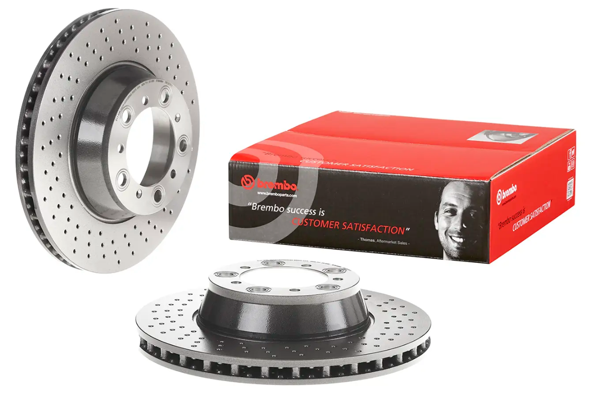 Porsche 996/997 4S/991 Coppia dischi freno posteriori 330x28mm