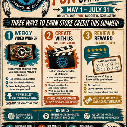 McKee's Indian Store Launches Summer Fun Campaign and Invites You to Be Part of It