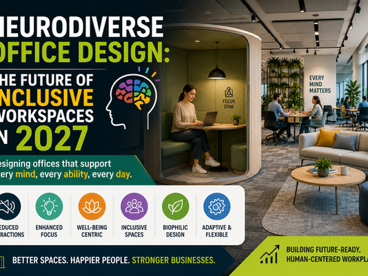 Neurodiverse Office Design: The Future of Inclusive Workspaces in 2027