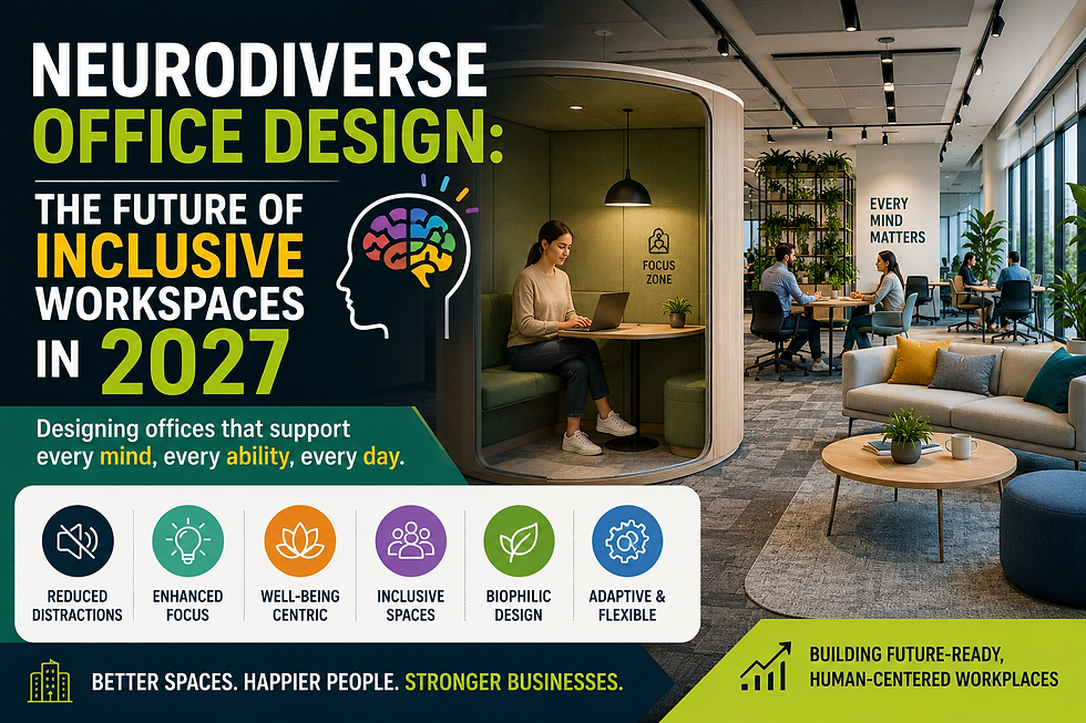 Neurodiverse Office Design: The Future of Inclusive Workspaces in 2027