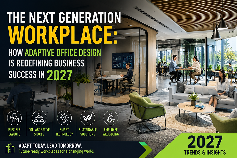 The Next Generation Workplace: How Adaptive Office Design Is Redefining Business Success in 2027