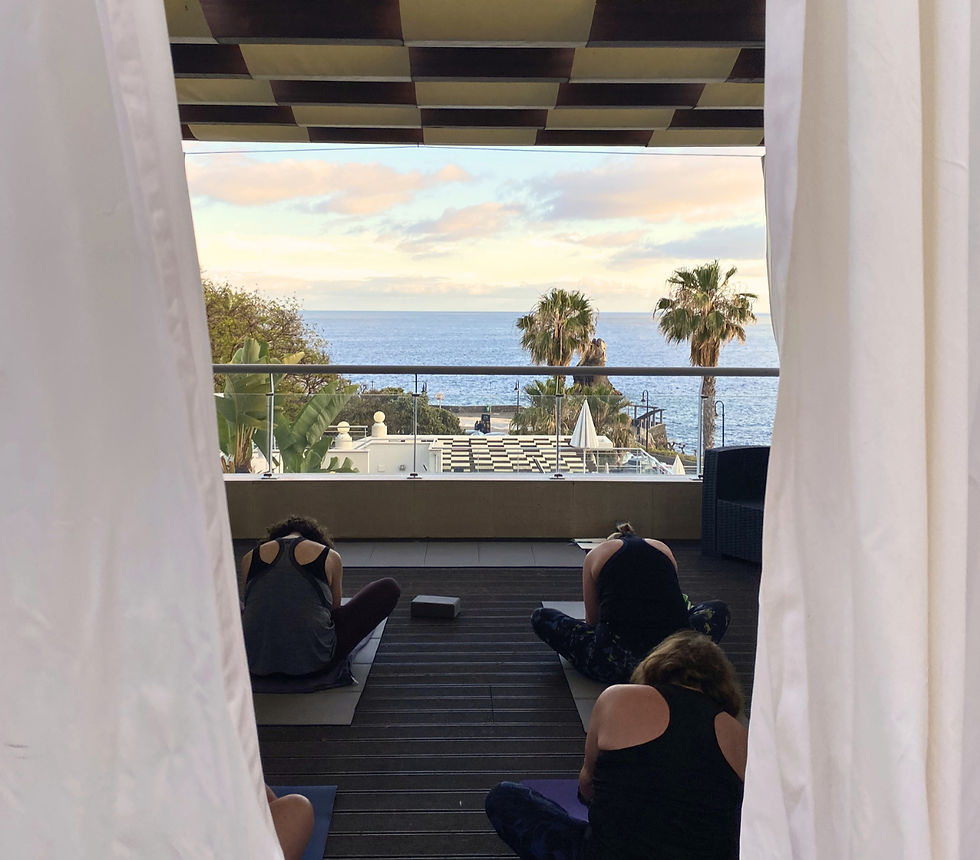 Vinyasa flow at Nini Deck