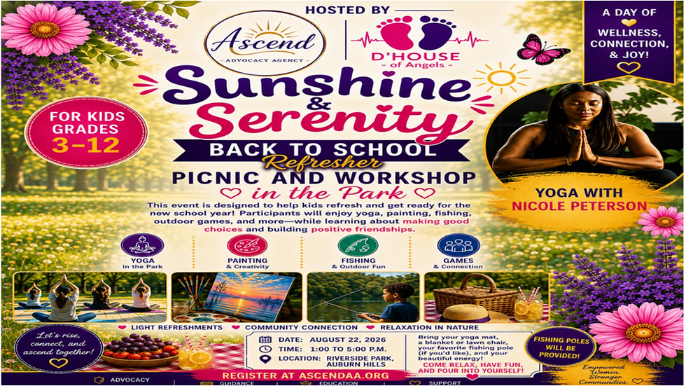 Sunshine & Serenity: Back to School Refresher Picnic & Workshop