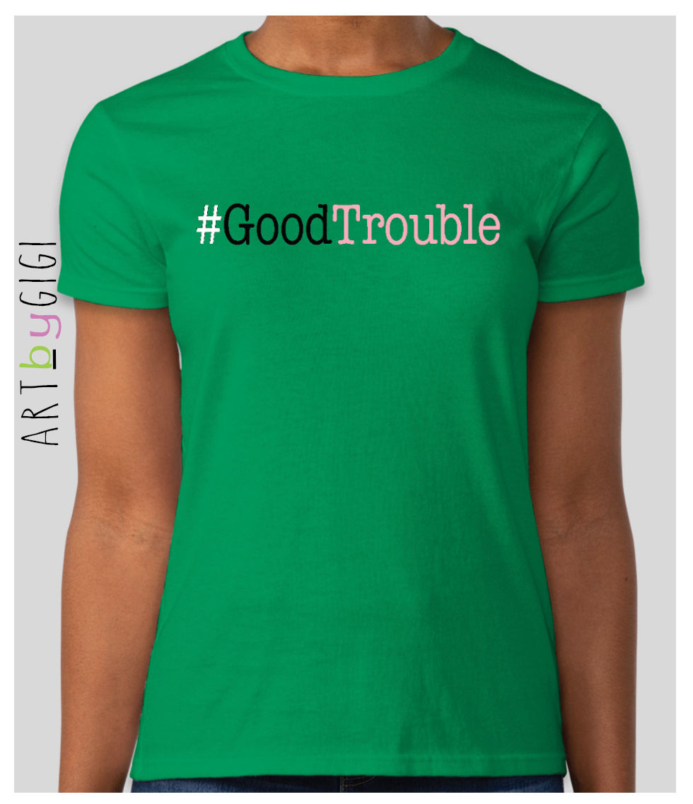 Thumbnail: Sorors standing with #Good Trouble