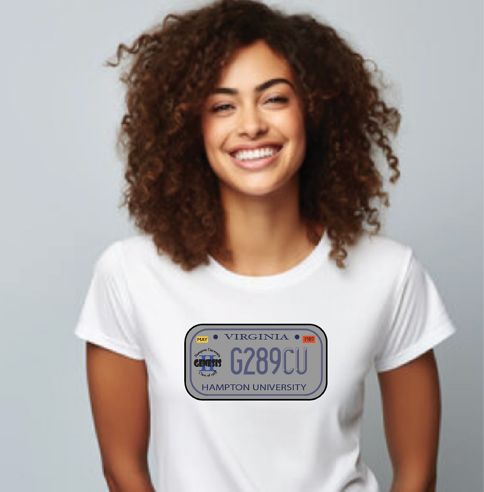 Thumbnail: HU License Plate shirt (short ) by Art by Gigi