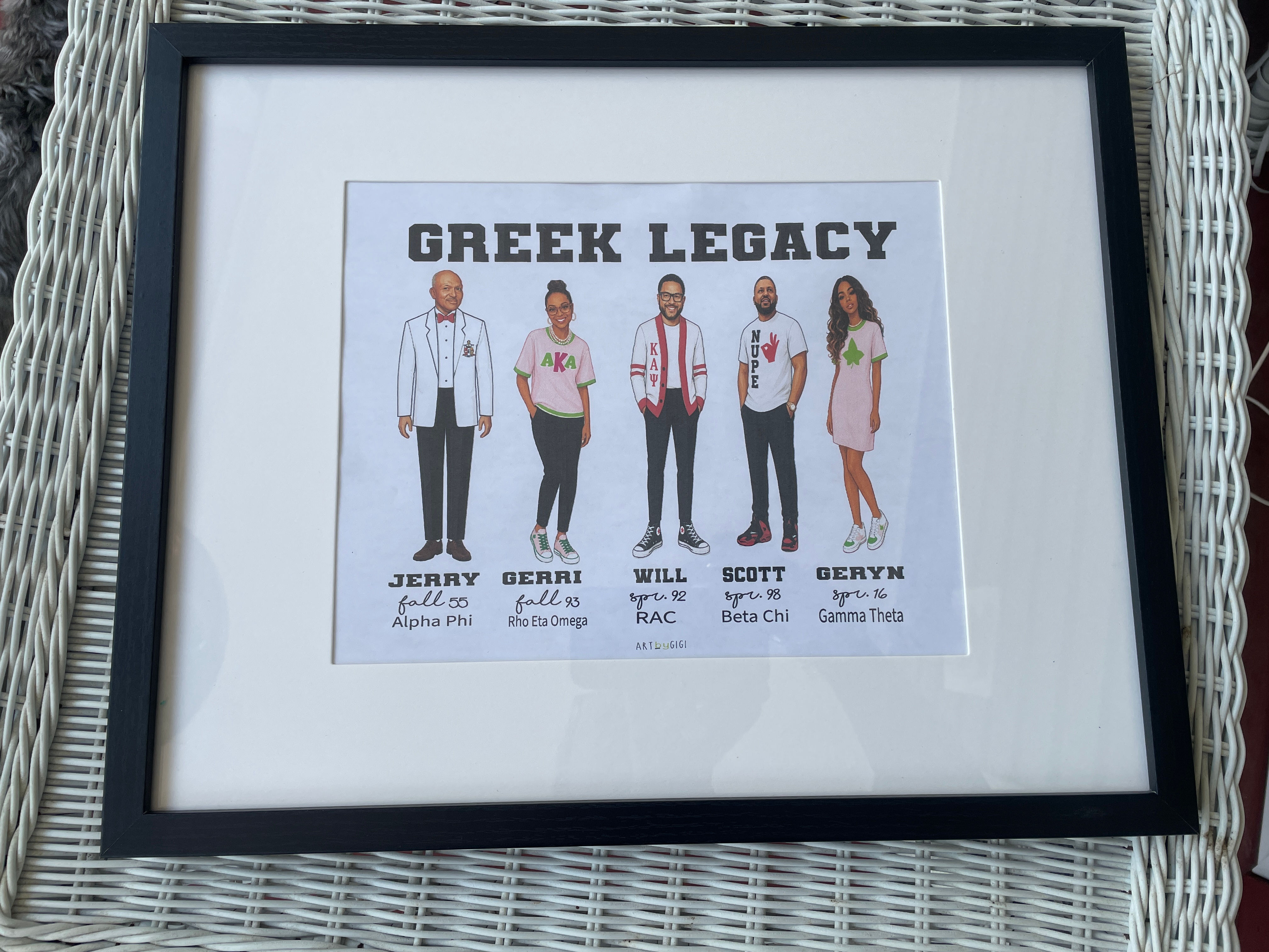 Legacy Families Prints 8x11 with frame
