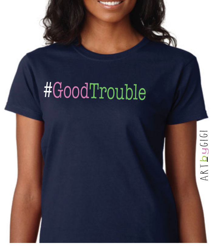 Thumbnail: Sorors standing with #Good Trouble