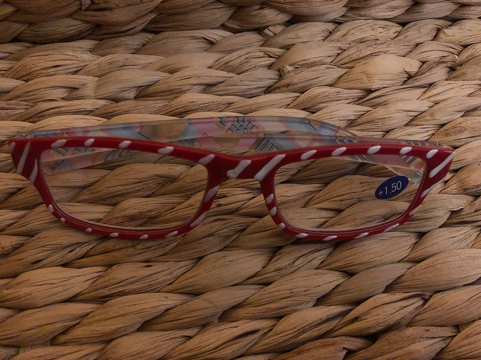 Thumbnail: Red & white stripe chic Readers 