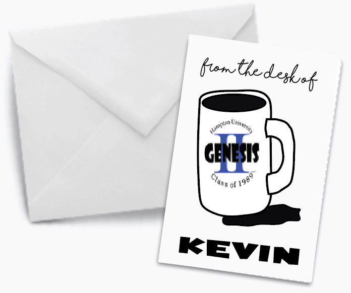 Thumbnail: From the Desk G2 HU greeting cards by Art by Gigi