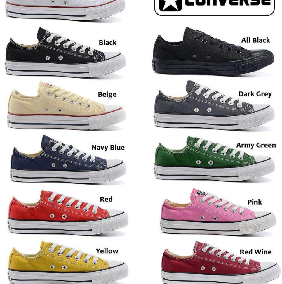 Thumbnail: FULL Pearl bling converse low duel color