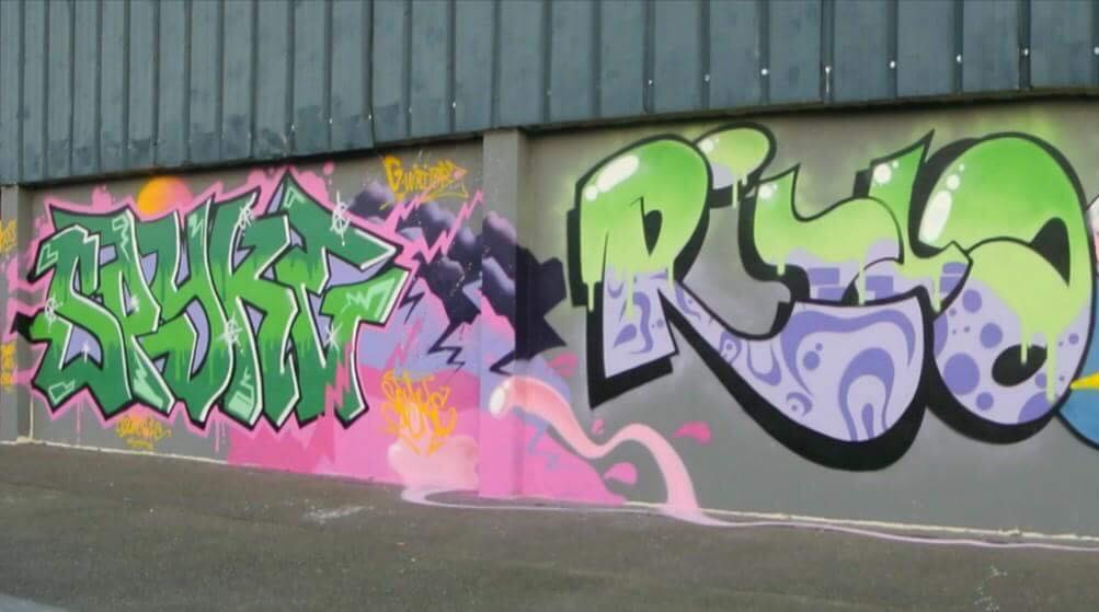 Inauguration du mur de CourcellesurYvette Julie Cassio