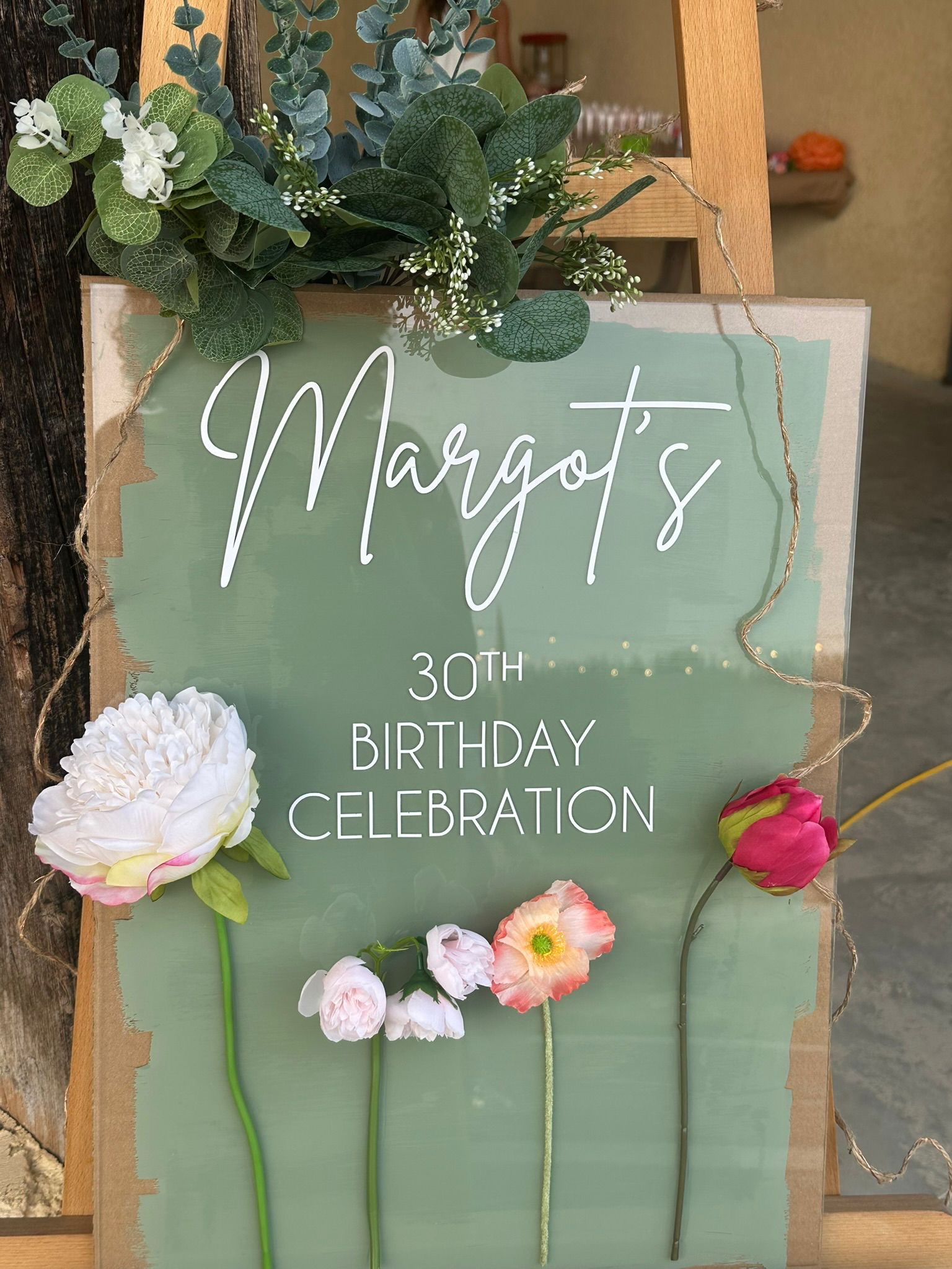 Sticker "Panneau de bienvenue Birthday "