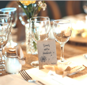 cadeau invité, sachets de graines pour mariage