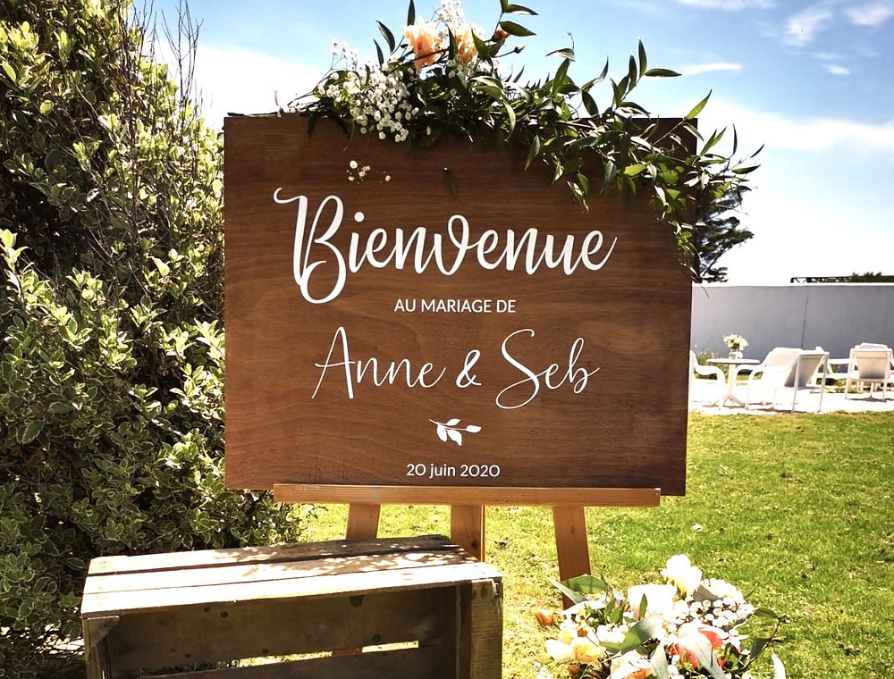 Panneau de bienvenue de mariage l’élément indispensable de votre
