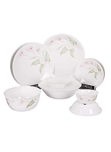 CORELLE ASIA COLLECTION LILYVILLE GLASS 30 PCS, DINNER SET