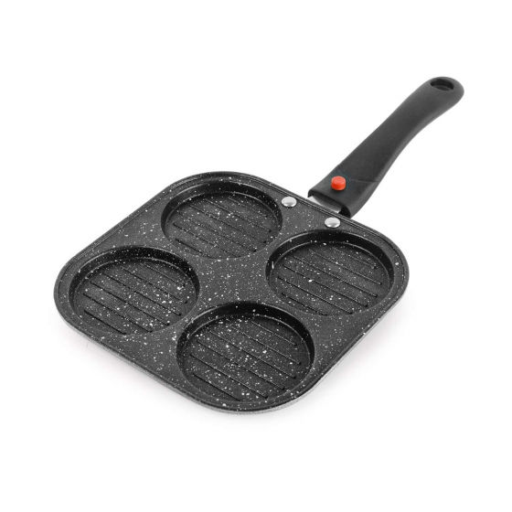 CELLO NON STICK ALUMINIUM UTTAPAM MAKER MULTI SNACK MAKER (4 CAVITY)