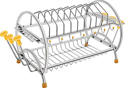 PRIYA HEAVY OMEGA SHAPED 2 SHELF 6 IN 1 MODULAR KITCHEN STORAGE RACK