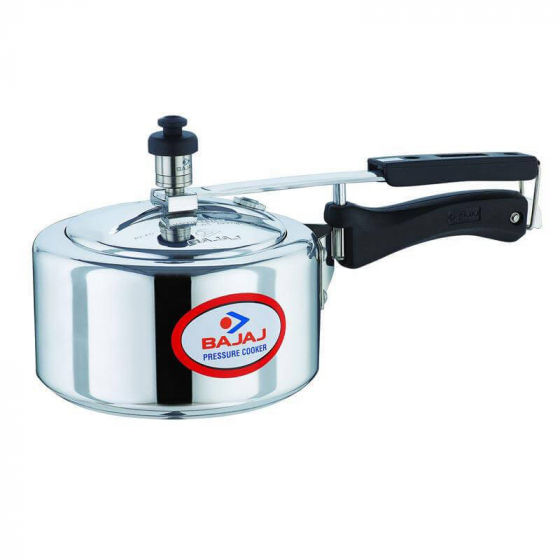 BAJAJ MAJESTY ALUMINIUM BASE PCX 32 PRESSURE COOKER WITH INNER LID, 2 LITRES, SL