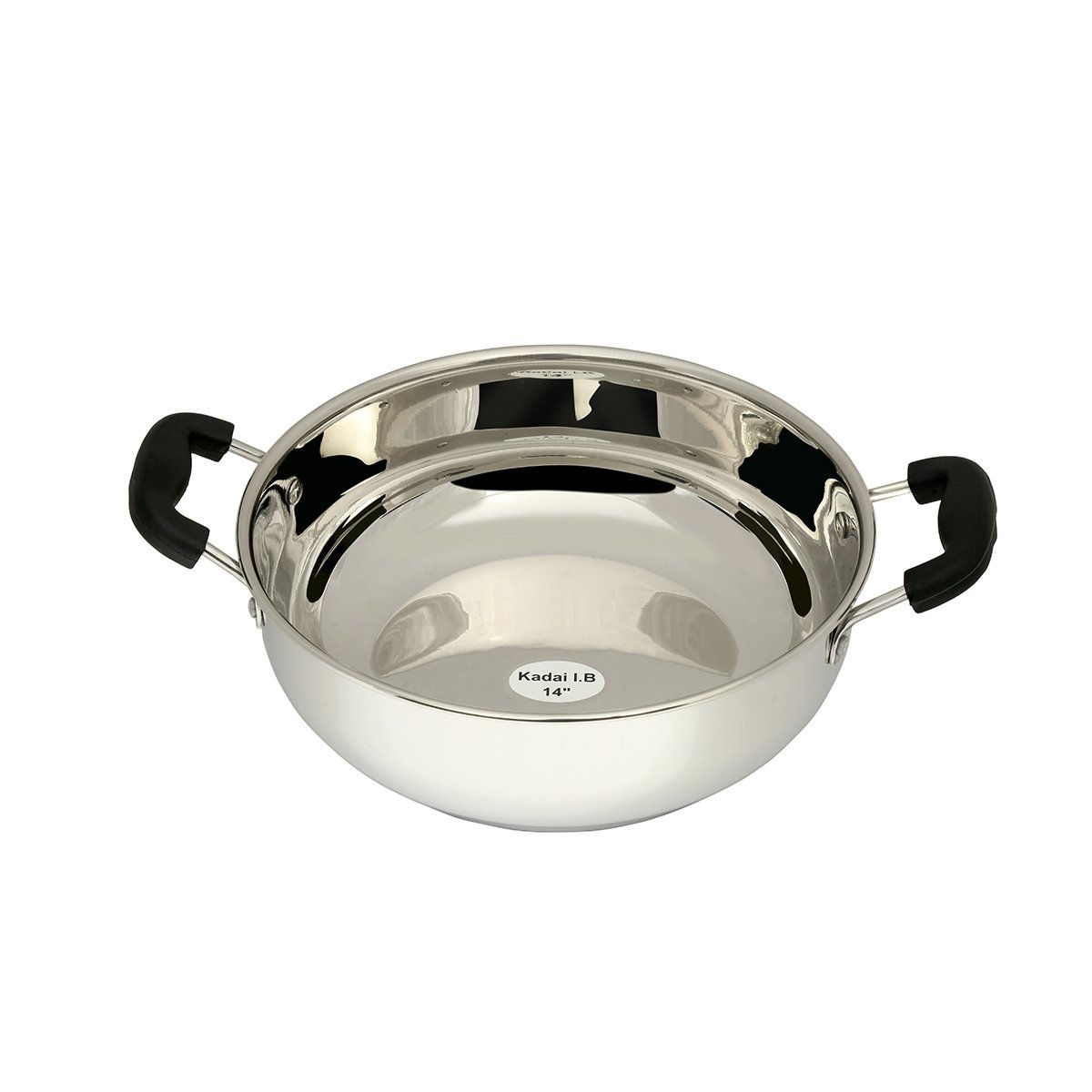 TUFFWARE 3 LTR STAINLESS STEEL KADAI INDUCTION FRIENDLY