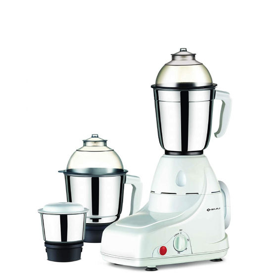 BAJAJ GX8 MIXER GRINDER, 750W, 3 JARS (WHITE)