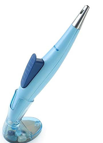 CRYSTAL PLASTIC MULTI SPARK LIGHTER WITH TABLE TOP STAND, MULTICOLOUR