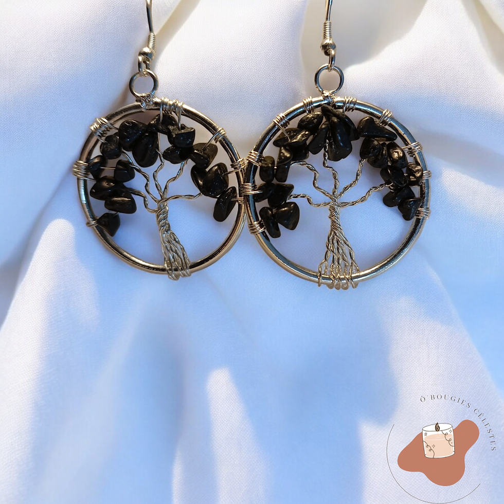 Miniature : Boucles d'oreilles Arbre de vie