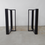 Thumbnail: Heavy Duty T shape Steel Dining Table Legs. Very Strong Base for Table.