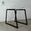 Thumbnail: Trapezoid Steel Dining Table Legs (set of 2). Metal Table Legs.
