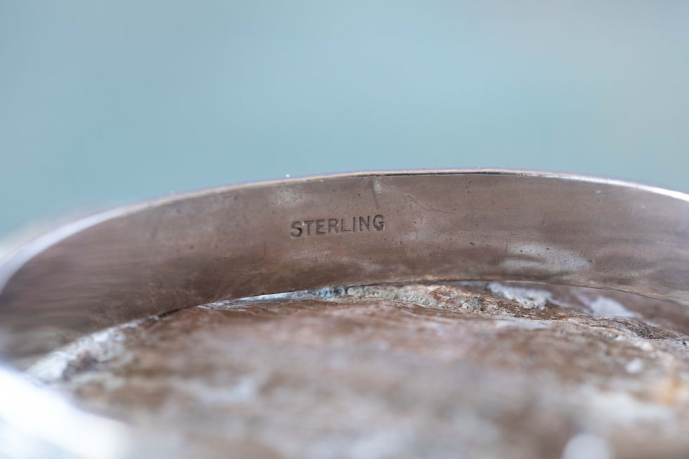 Thumbnail: Sterling and Turquoise Petit Point Cuff Bracelet