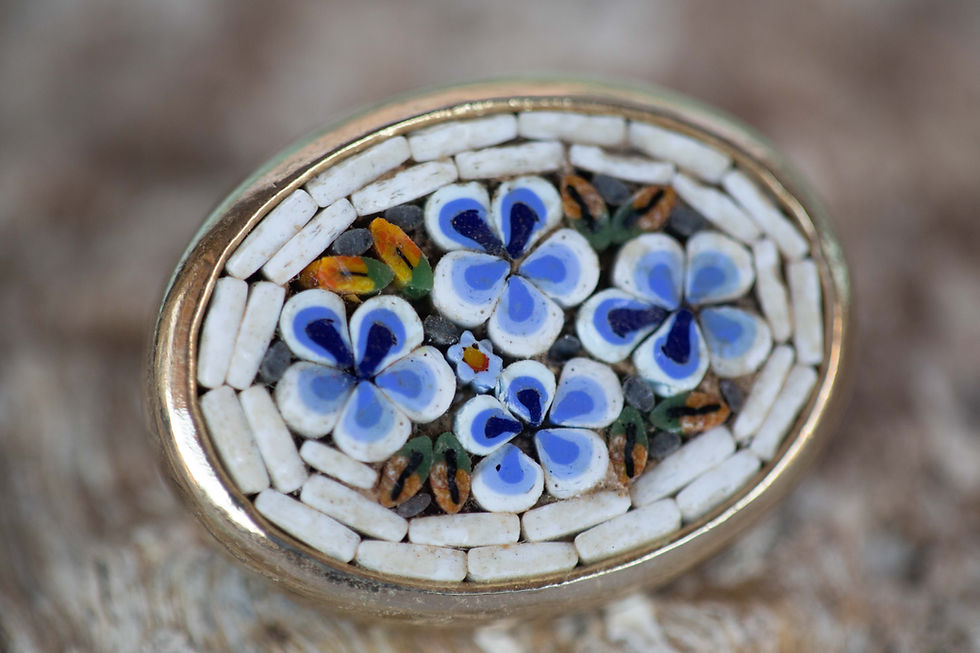 Thumbnail: Set of three millefiori pins