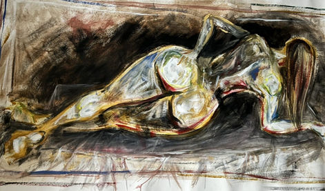 A girl with a stiff torso