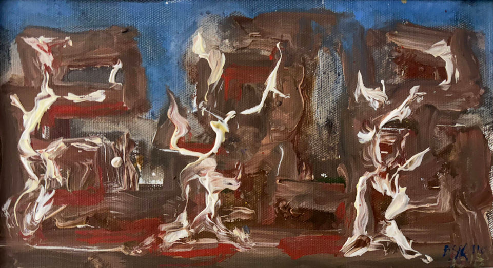 White olives, acrylic on panel, 25 x 15 cm
Price: 400 €