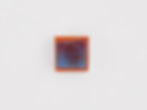 Orange and Blue, 2026, Stained Glass, 1” x 1”, Courtesy of the Artist