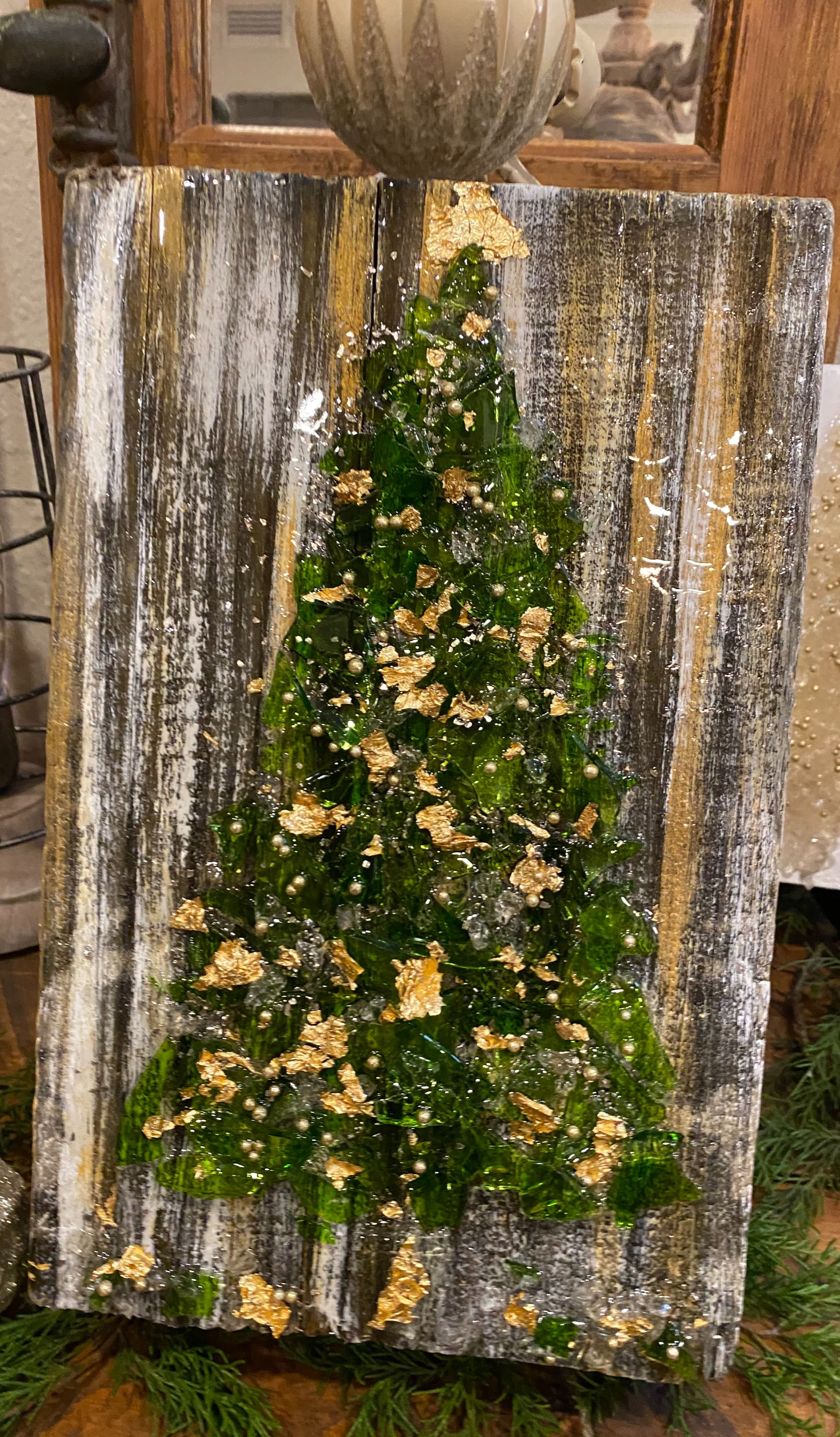 glass green tree