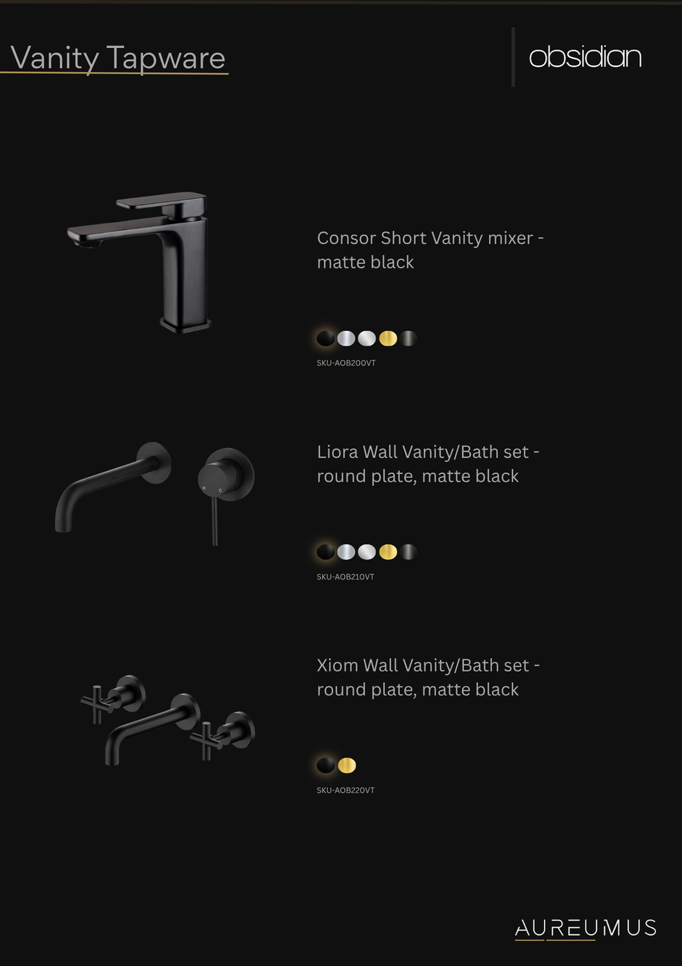 Obsidian Wall BasinBath mixers (1)
