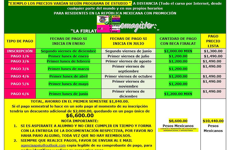 CALENDARIO DE PAGOS LICENCIATURAS.JPG