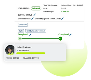 Driver cards and management for carriers with Amous TMS