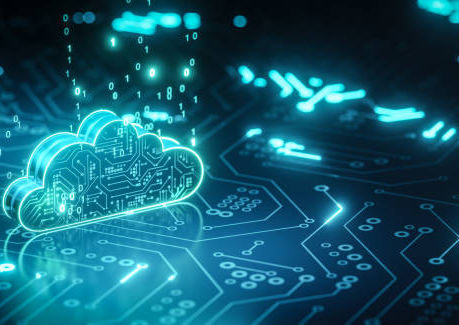 Cloud based TMS technology visual showing secure, scalable cloud infrastructure powering modern transportation management systems like Amous TMS