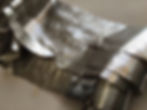 Thumbnail: Brown Brush on Silver Foil - Set of 6