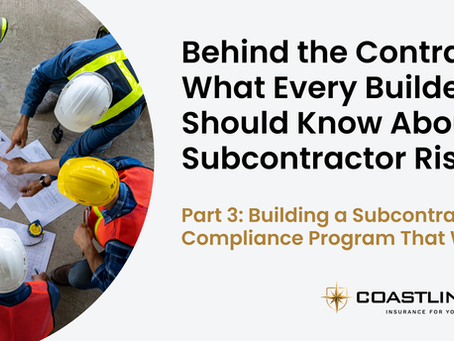 Building a Subcontractor Compliance Program That Works