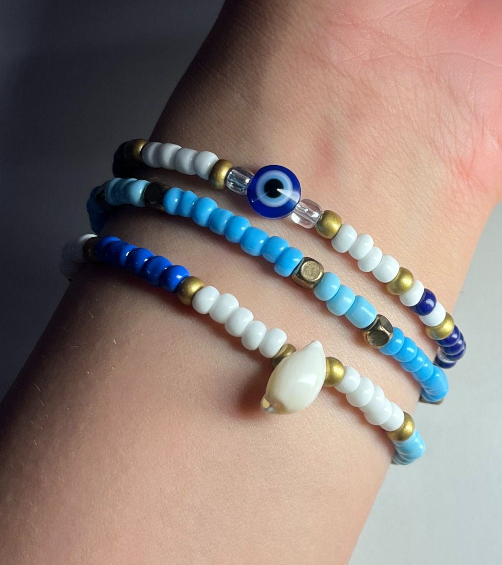 Beach Babe Bracelet Set of Three