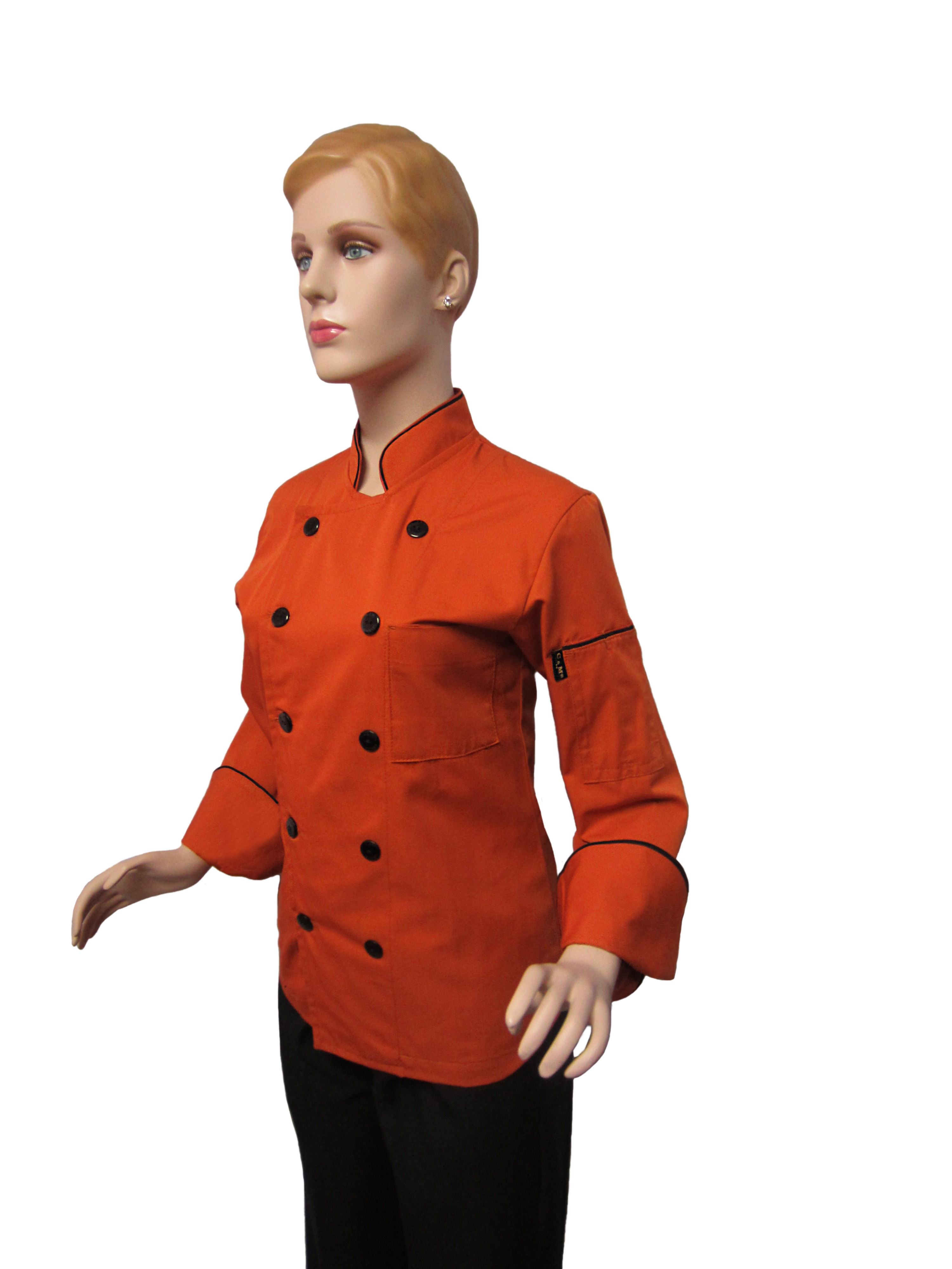 Chaqueta de Chef Mujer terracota