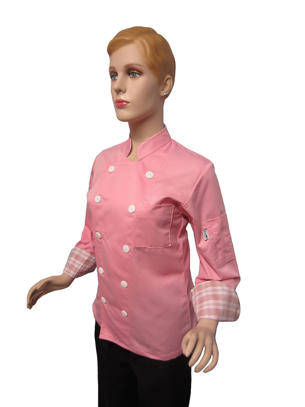Chaqueta de Chef Mujer Rosada