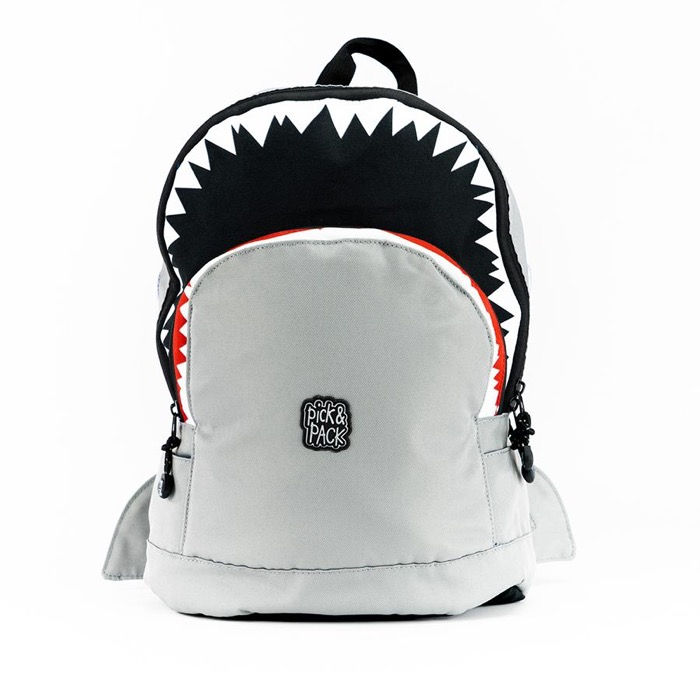 Pick & Pack - Zaino bambini scuola - Squalo Grigio