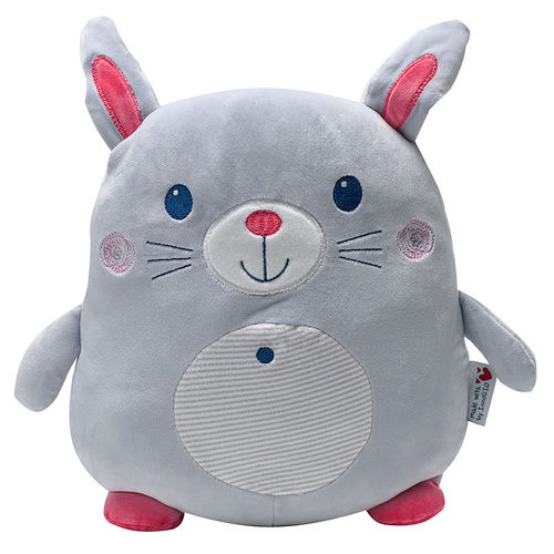 InnoGio - Peluche cuscino Rabbit grigio