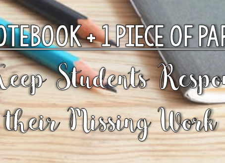 Keeping Students Responsible For Missing Work