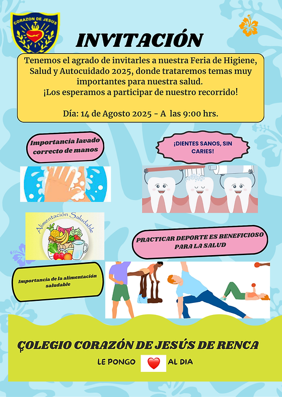 Invitación de cumpleaños tropical divertida alegre azul (3).png