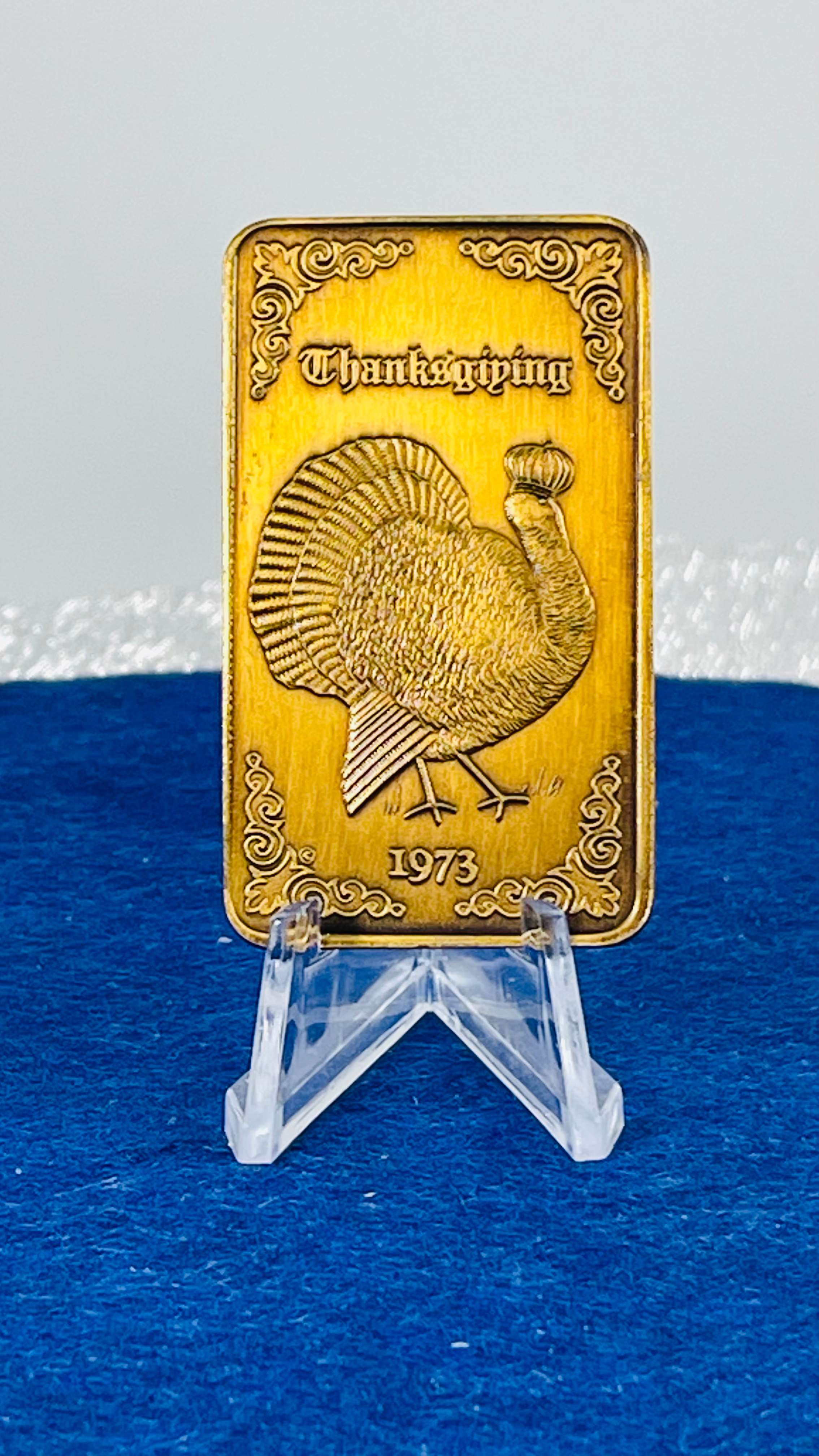 Thanksgiving 1973 Bronze Bar