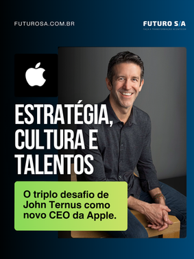 Estratégia, Cultura e Talentos: o triplo desafio de John Ternus como novo CEO da Apple